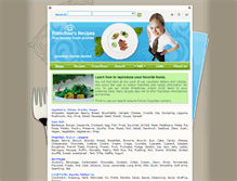 Tablet Screenshot of franchises-recipes.com